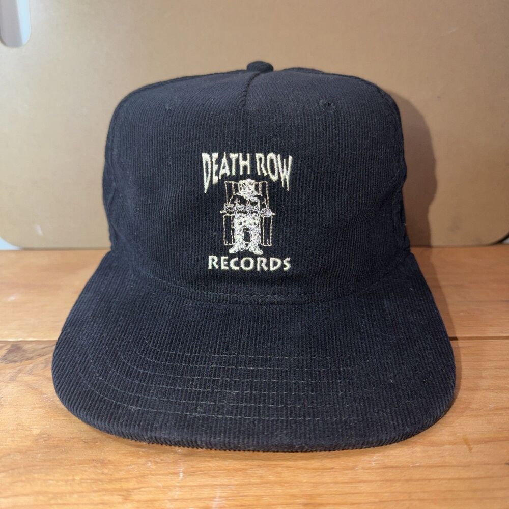 Death Row Records Corduroy SnapBack Hat Cap Ripple Junction